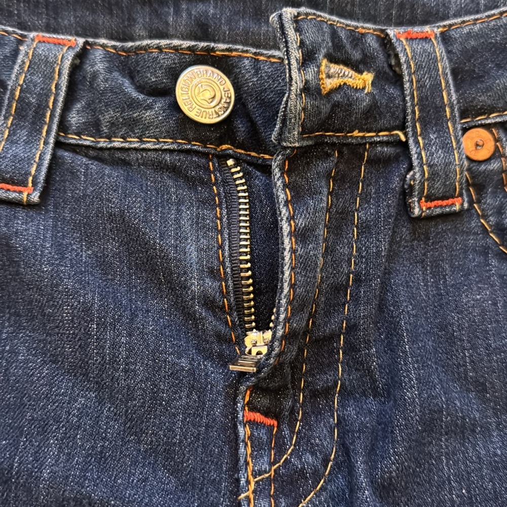 VTG Women's True Religion jeans SZ 30 Twisted Bellbottom Style - Picture 5 of 11